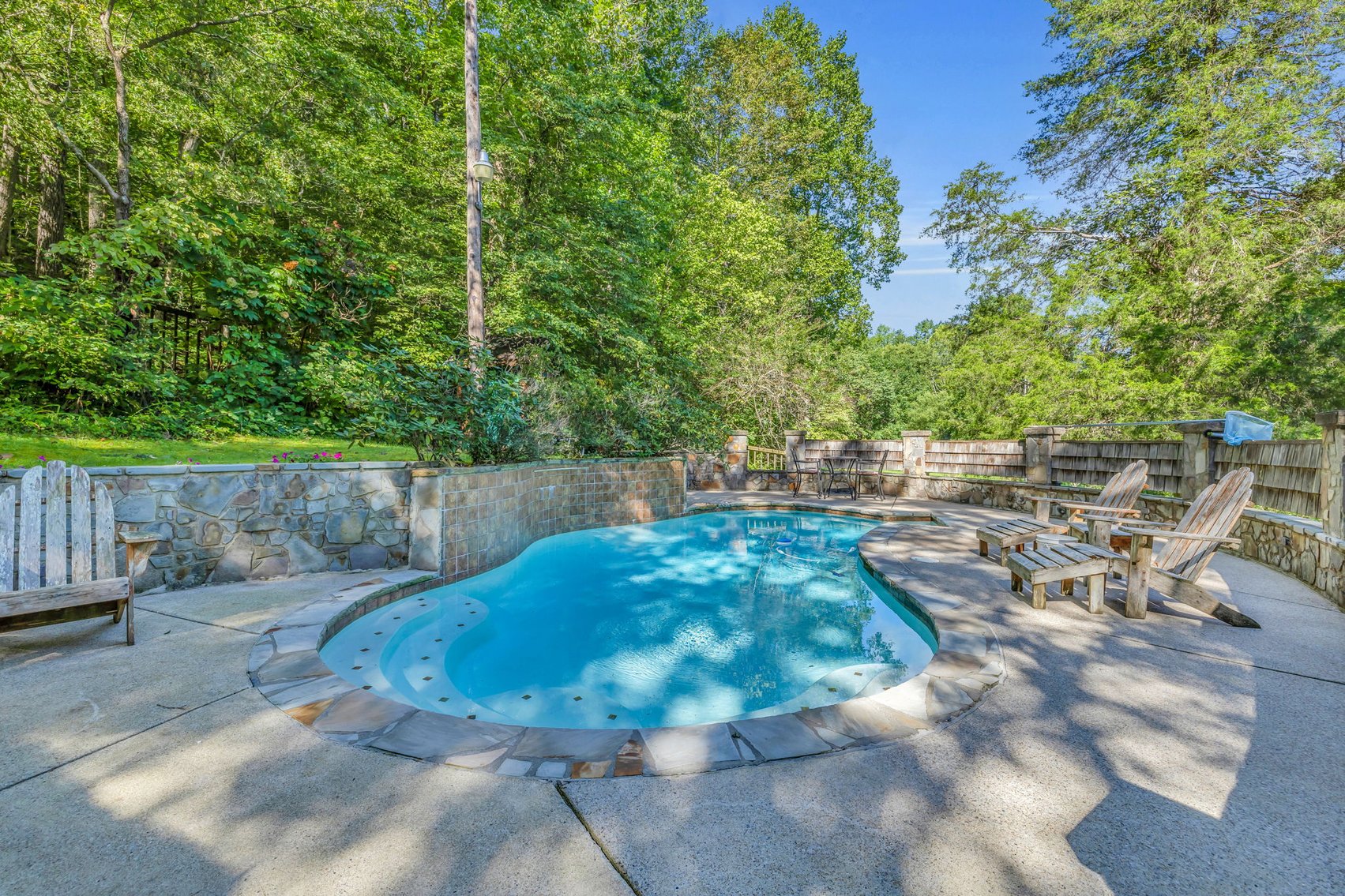 Image for Caney Fork Creek - 22 acres of Amazing Nature + Comfortable Old Log Cabin + Guest House + Shop