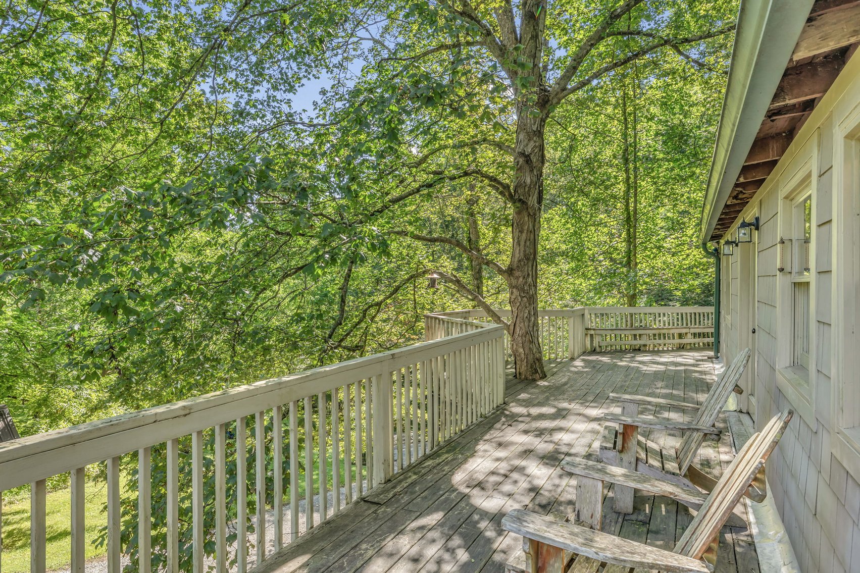 Image for Caney Fork Creek - 22 acres of Amazing Nature + Comfortable Old Log Cabin + Guest House + Shop
