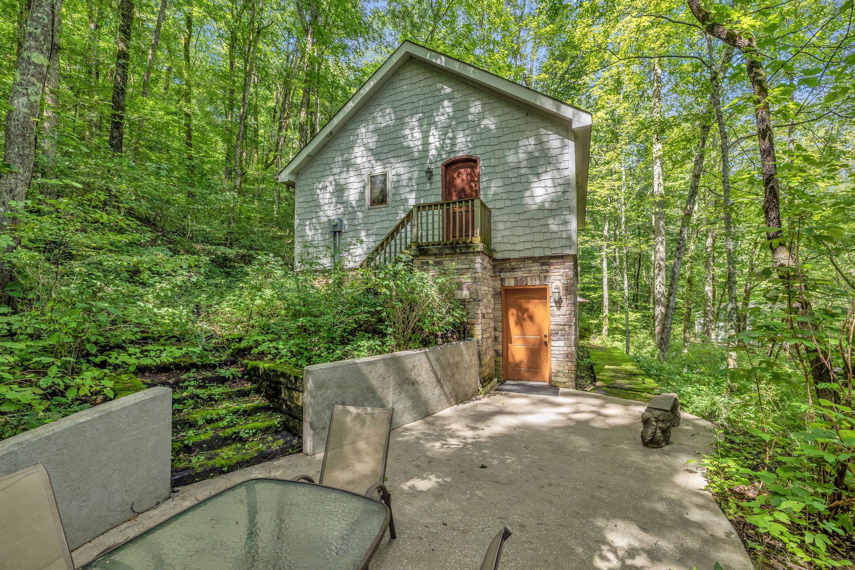 Image for Caney Fork Creek - 22 acres of Amazing Nature + Comfortable Old Log Cabin + Guest House + Shop