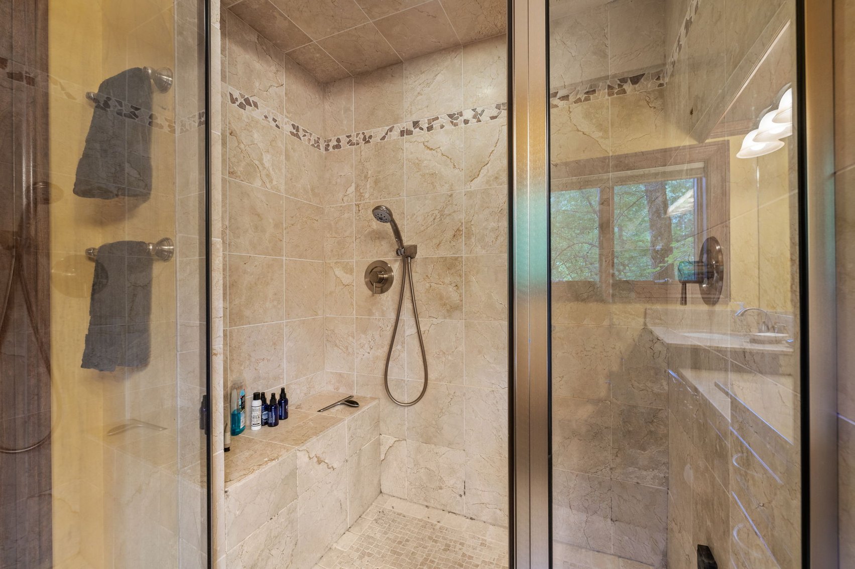 Image for Caney Fork Creek - 22 acres of Amazing Nature + Comfortable Old Log Cabin + Guest House + Shop