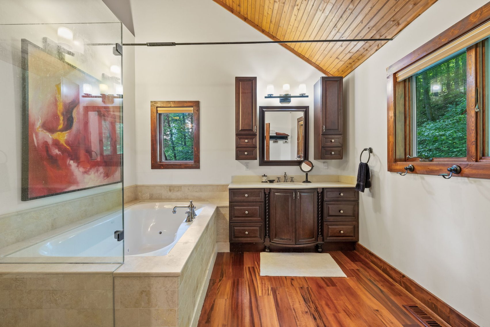 Image for Caney Fork Creek - 22 acres of Amazing Nature + Comfortable Old Log Cabin + Guest House + Shop