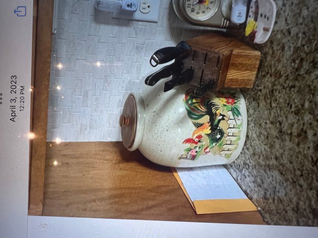 Image for Rooster cookie jar