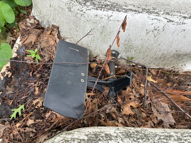 Image for Sun Dolphin paddle boat, broken paddle wheel