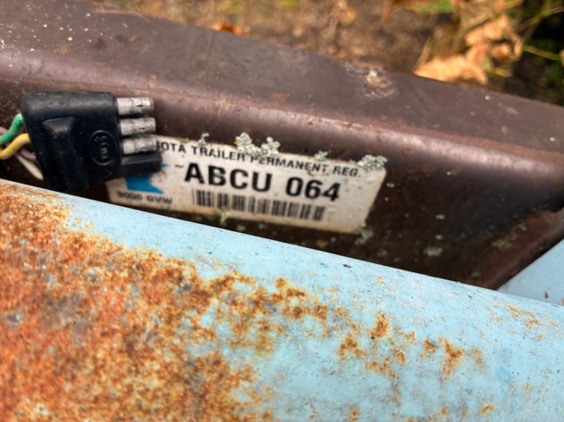 Image for 6x4 enclosed trailer, wood floor