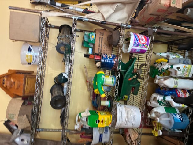 Image for Garden Supplies and wire rack