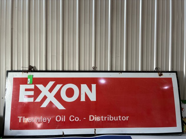 Image for Porcelain Exxon enamel sign