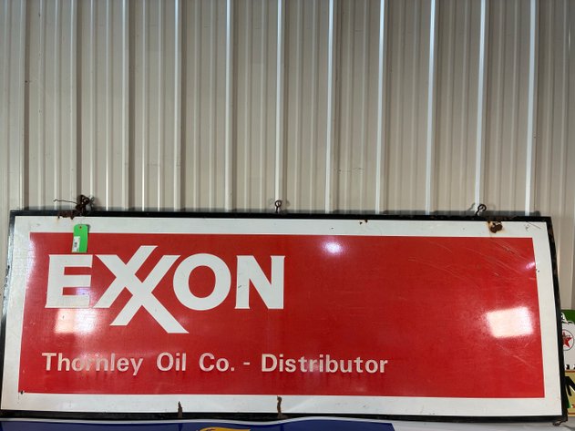 Image for Porcelain Exxon enamel sign