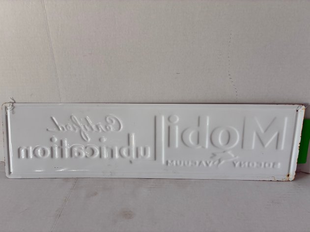 Image for Mobil Lubrication metal sign