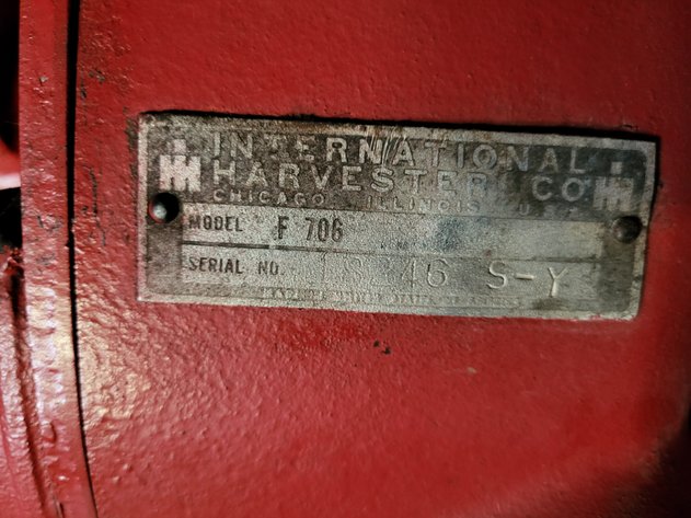 Image for Farmall 706 gas tractor