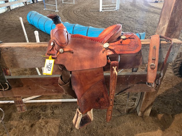 Image for Bucky Bradford roping saddle
