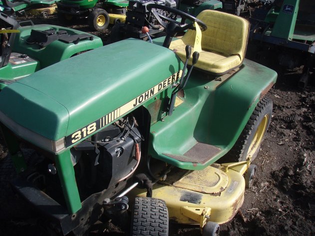 Image for John Deere 318 tractor with 50