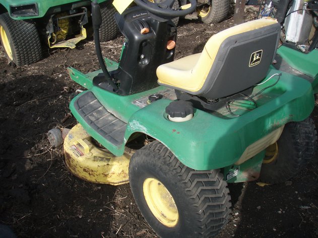 Image for John Deere LT155 with mower deck for parts