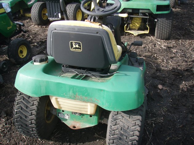 Image for John Deere LT155 with mower deck for parts
