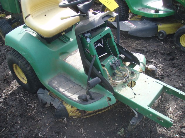 Image for John Deere LT155 with mower deck for parts