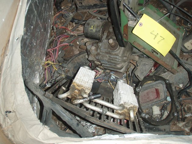 Image for Misc John Deere parts in tote