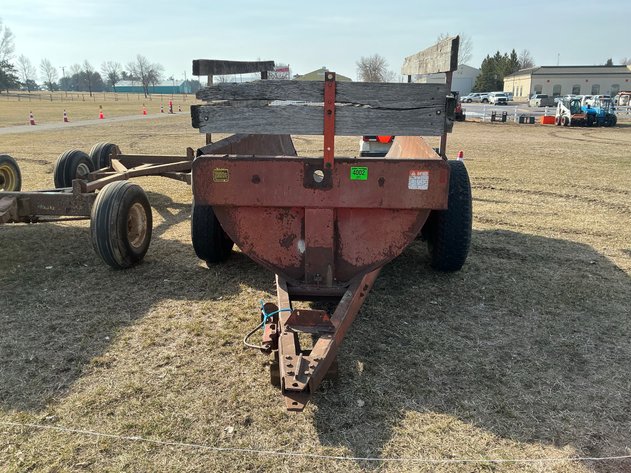 Image for New Holland spreader repurposed tandem axle farm trailer