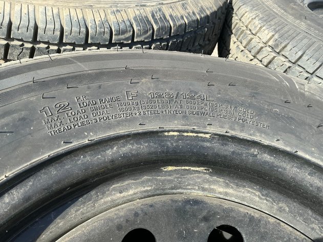 Image for (5) Castle Rock 235/85R16 radial tires F on 16x8 rims