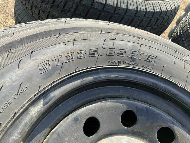 Image for (5) Castle Rock 235/85R16 radial tires F on 16x8 rims