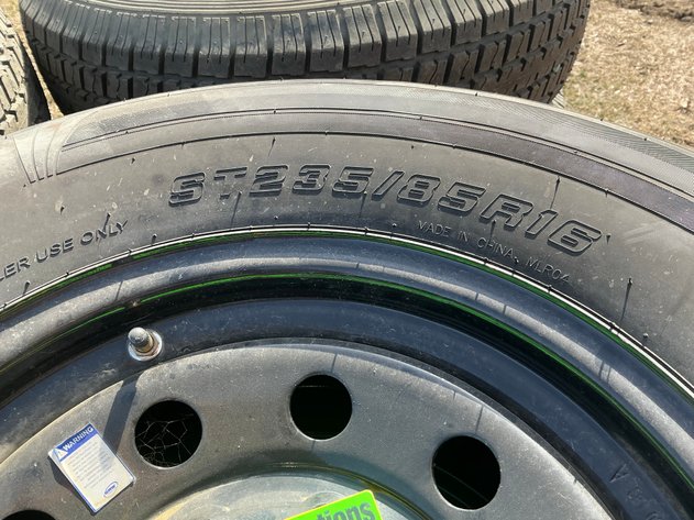 Image for Castle Rock 235/85R16 radial tires F on 16x8 rims