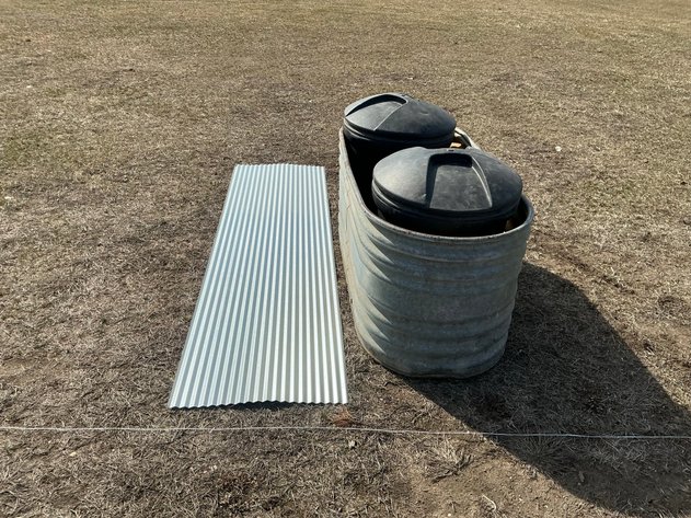 Image for Farmaster stock tank w/(2) plastic bins