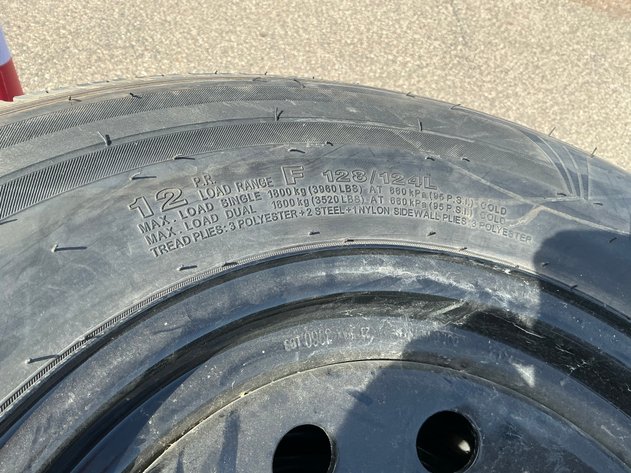 Image for (5) Castle Rock 235/85R16 radial tires F on 16x8 rims