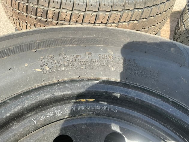 Image for (5) Castle Rock 235/85R16 radial tires F on 16x8 rims