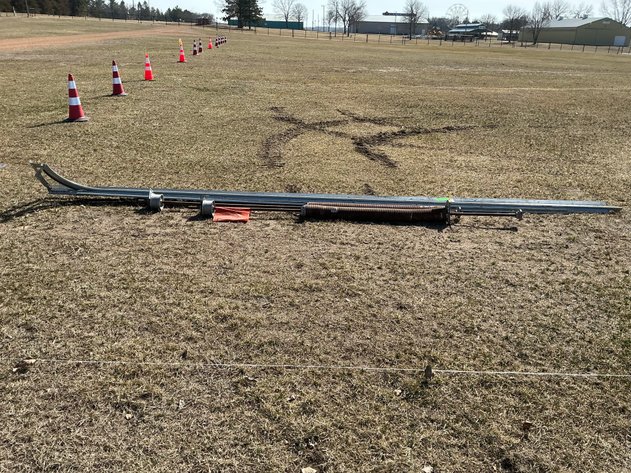 Image for 14' H x 20' W garage door springs and rails