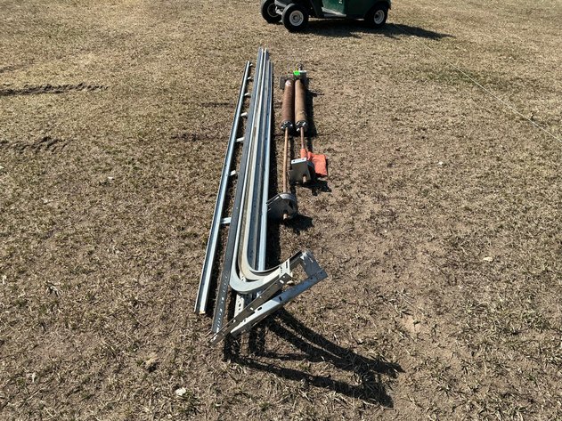 Image for 14' H x 20' W garage door springs and rails