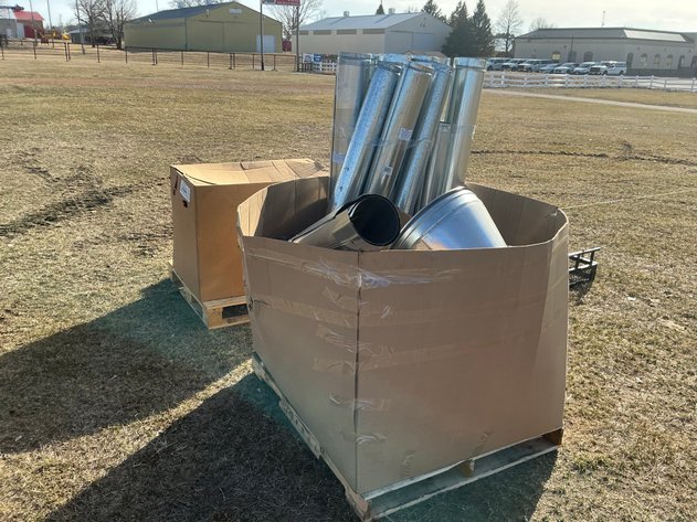 Image for Smoke kit with sheet metal pipe duct