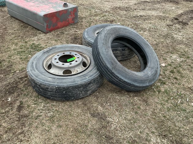 Image for (3) 22.5 semi tires