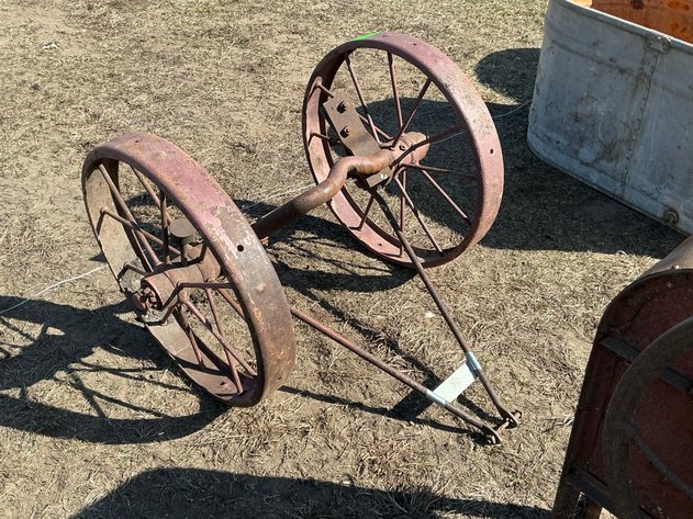 Image for Axle with 2 steel wheels