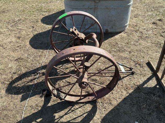 Image for Axle with 2 steel wheels