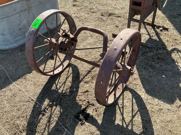 Image for Axle with 2 steel wheels