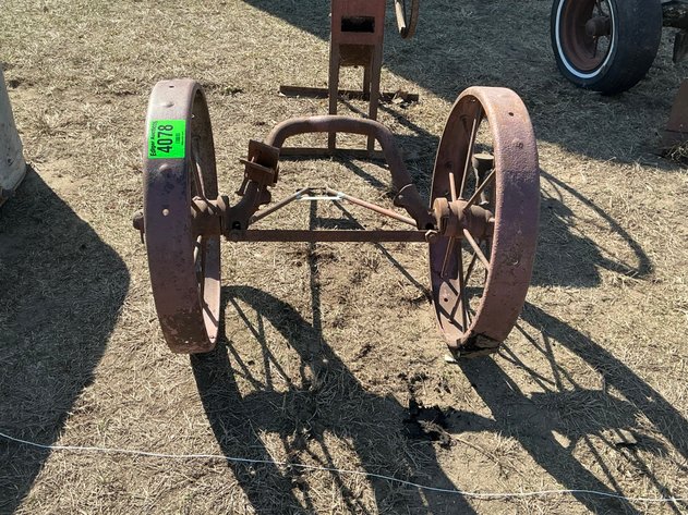 Image for Axle with 2 steel wheels