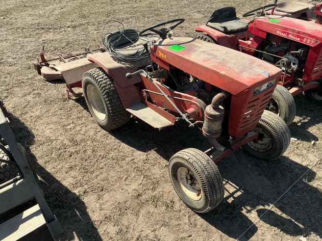 Image for Wheel Horse garden tractor w/deck