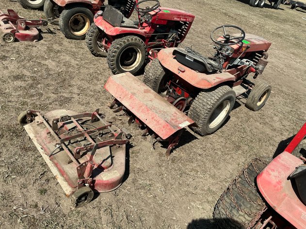 Image for Wheel Horse garden tractor w/deck