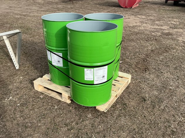 Image for (3) steel 55 gallon drums