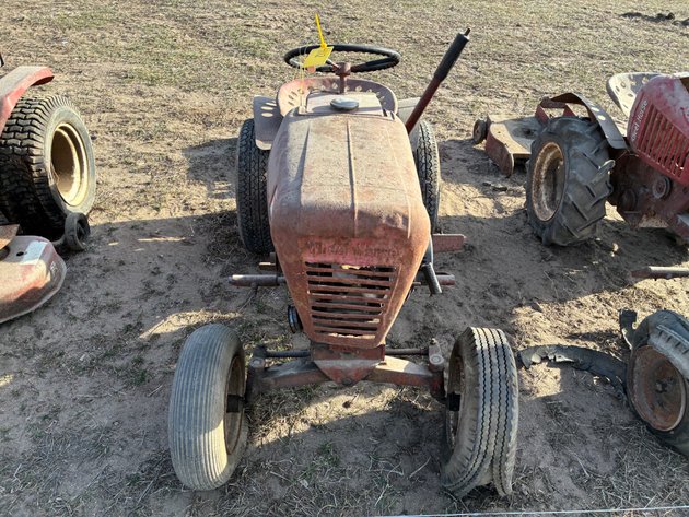 Image for Wheel Horse garden tractor w/deck