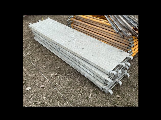 Image for (5) 7' aluminum scaffolding planks