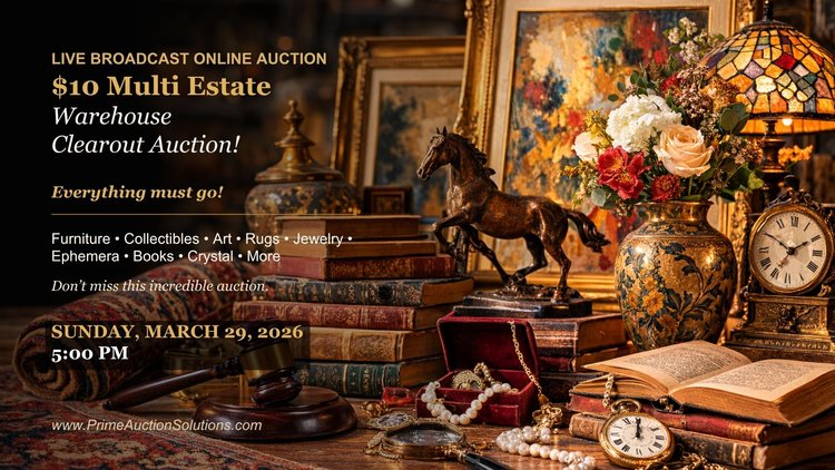 Image for $10 Multi-Estate Warehouse Clearout Auction | Everything Must Go!