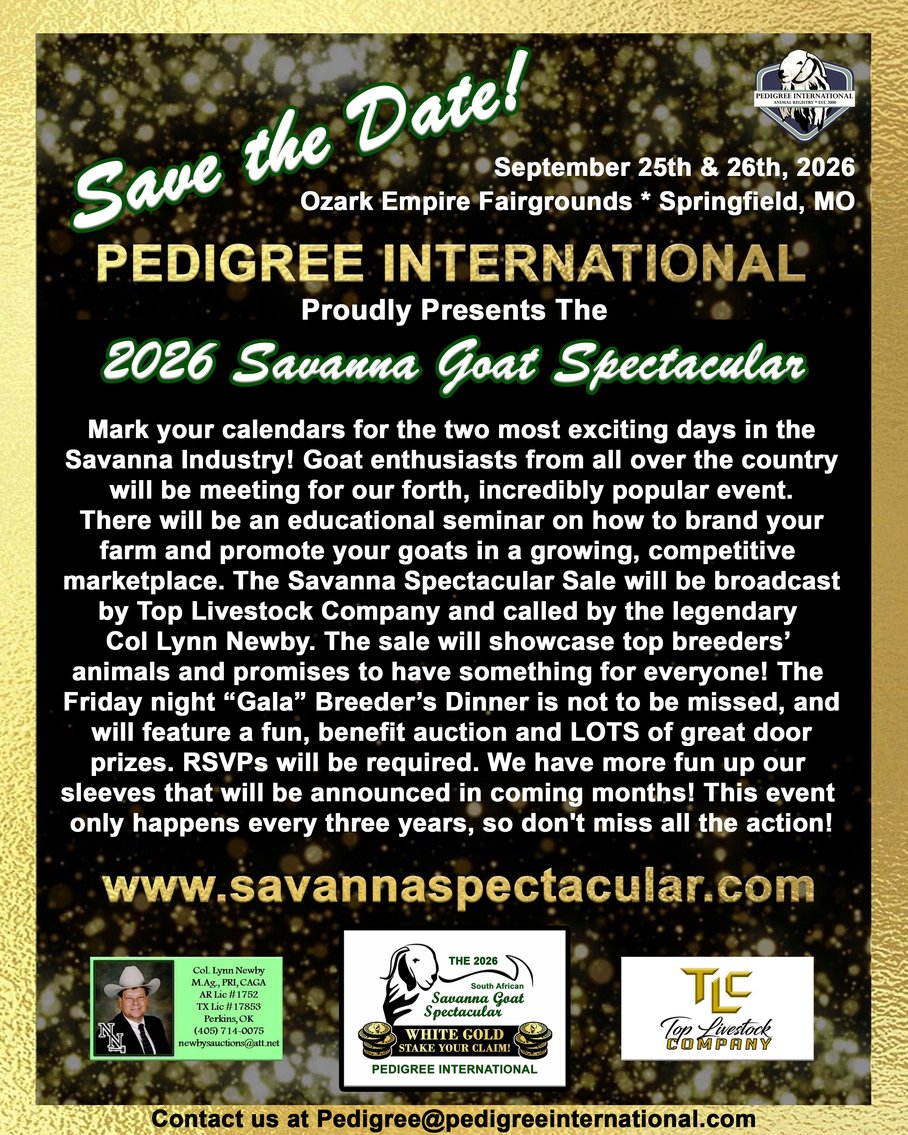 Image for 2026 | Savanna Spectacular Sale