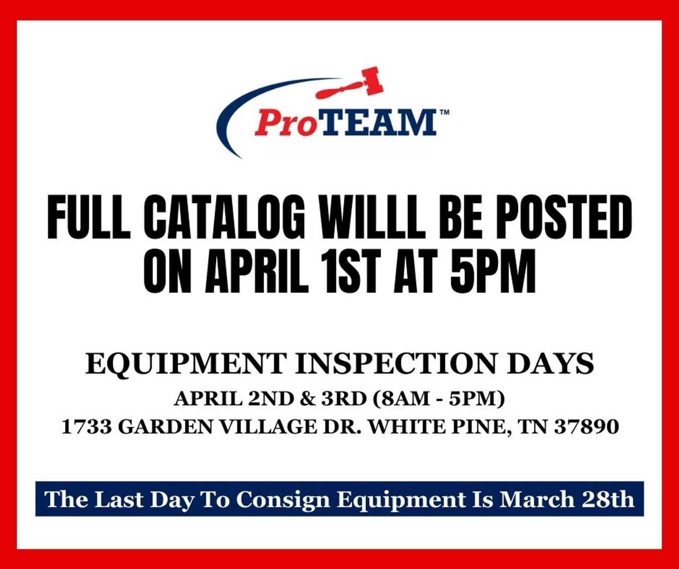 Image for RING 4 -  15th ANNUAL SPRING ABSOLUTE AUCTION