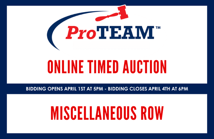 Image for Ring 6- ONLINE ONLY MISC. ROW (TIMED AUCTION)