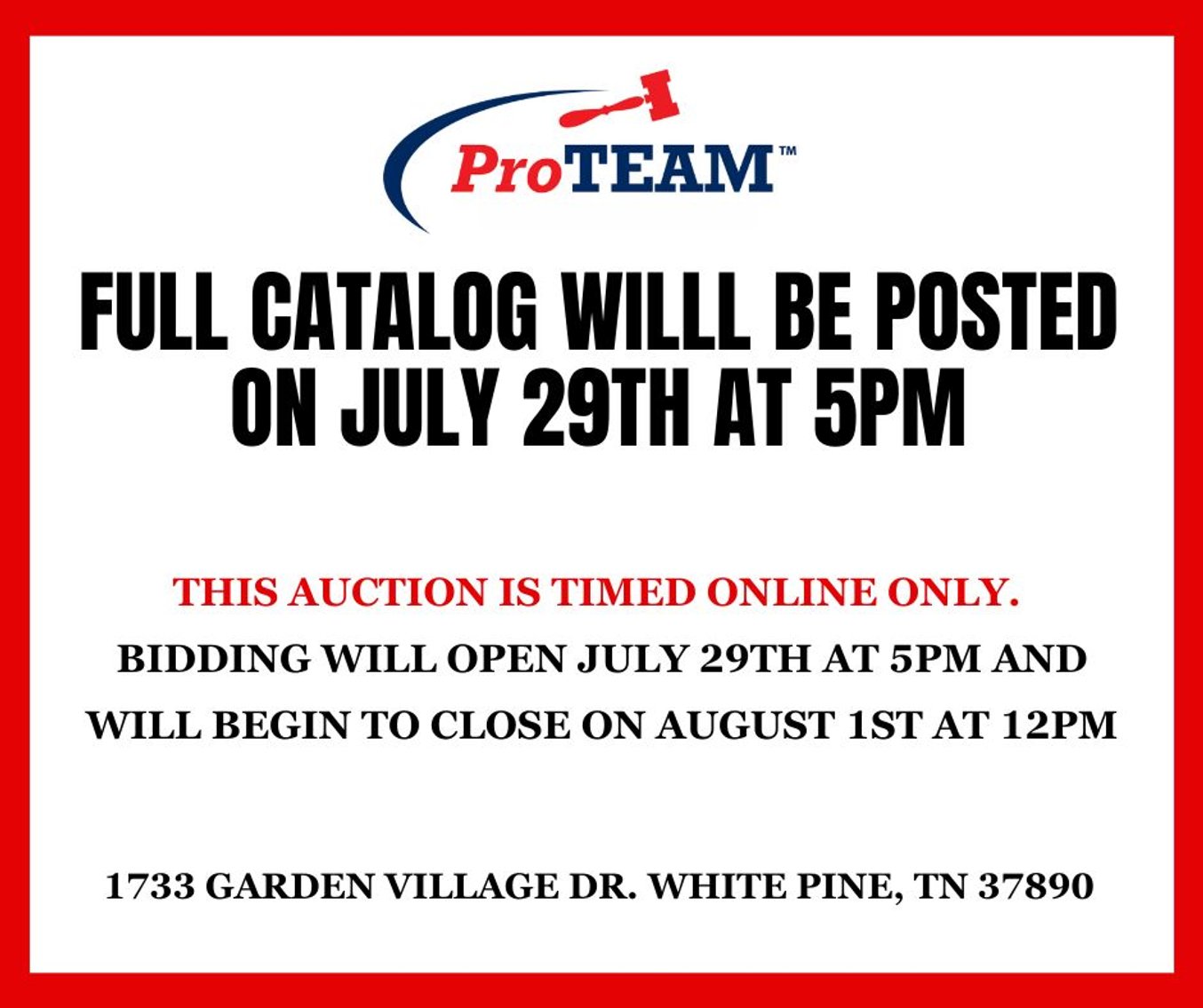 Image for RING 6- ONLINE ONLY MISC. ROW (TIMED AUCTION)