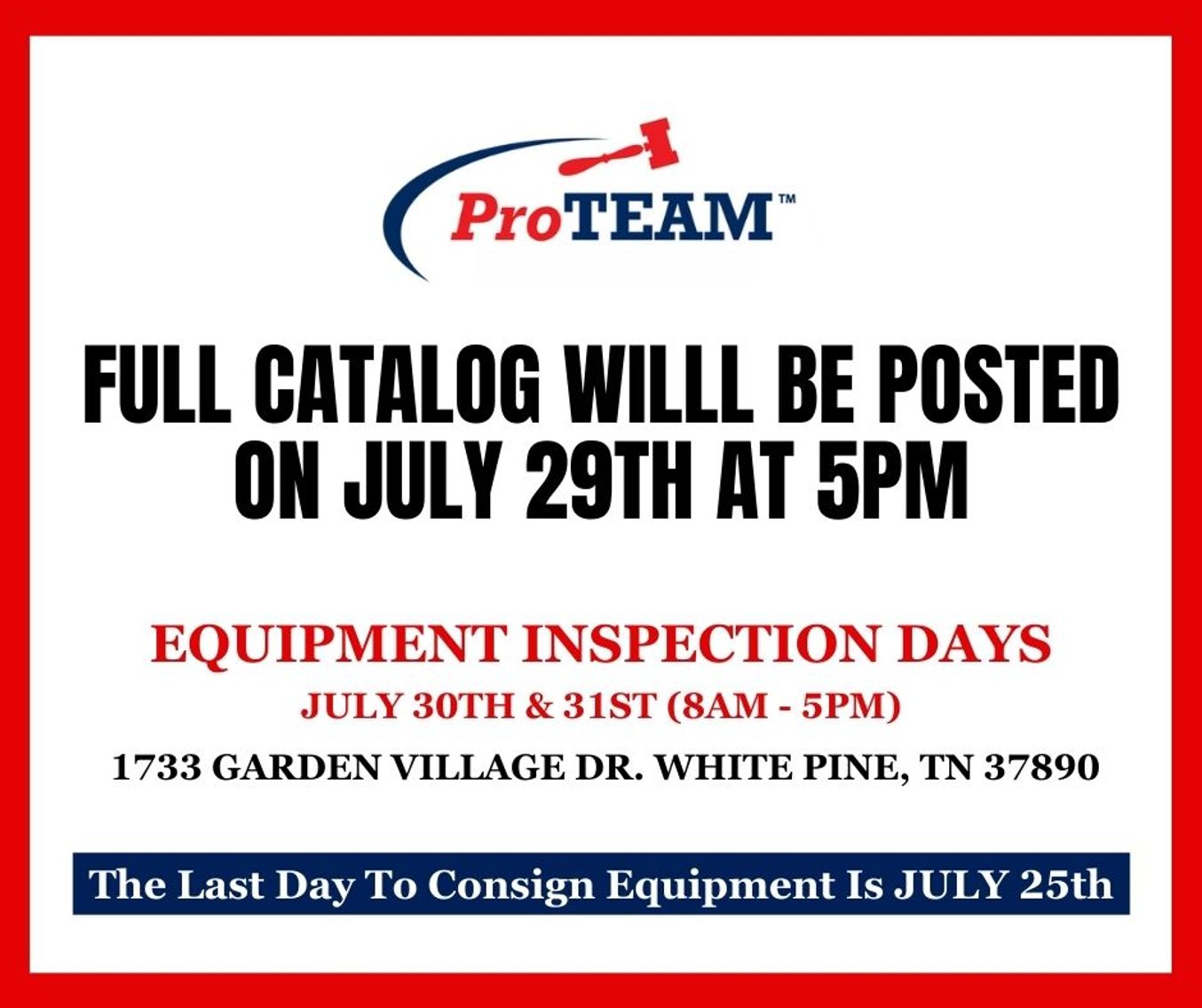 Image for RING 2 - 15th ANNUAL LATE SUMMER ABSOLUTE AUCTION