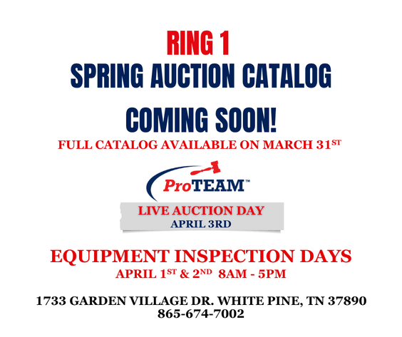 Image for RING 1 - 16th ANNUAL SPRING ABSOLUTE AUCTION