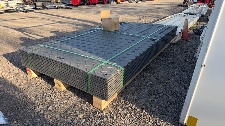 Image for QTY(12) 4' X 8' GROUND PROTECTION MATS