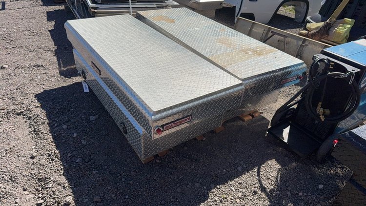 Image for QTY(2) WEATHER GUARD ALUMINUM TRUCK BED TOOL BOXES