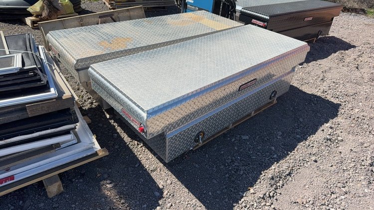 Image for QTY(2) WEATHER GUARD ALUMINUM TRUCK BED TOOL BOXES