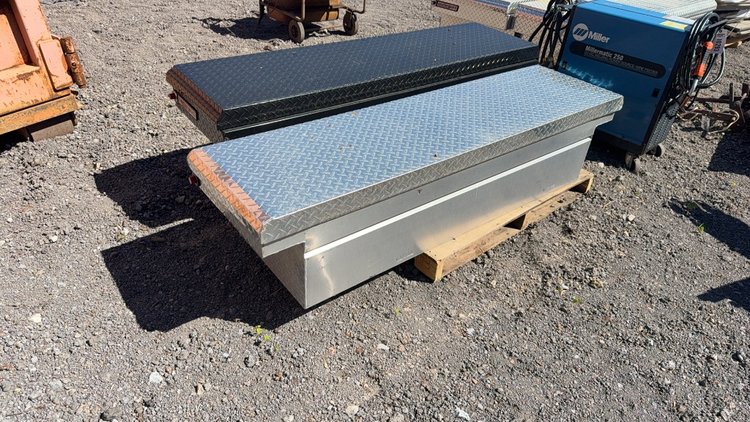 Image for QTY(2) WEATHER GUARD ALUMINUM TRUCK BED TOOL BOXES